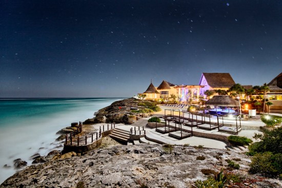 adonis tulum nighttime