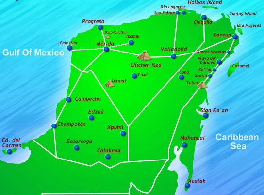 Map-Yucatan-Peninsula